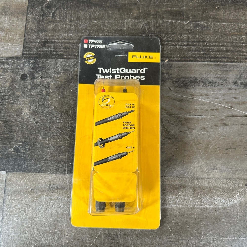 Fluke TP175 TwistGuard Test Probe, 1000V Voltage, 10A Current, 2mm Tip Diameter